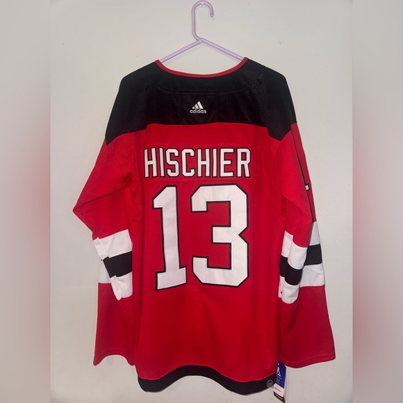 Nico Hischier Devils Hockey Jersey NHl 13 - Picture 2 of 4